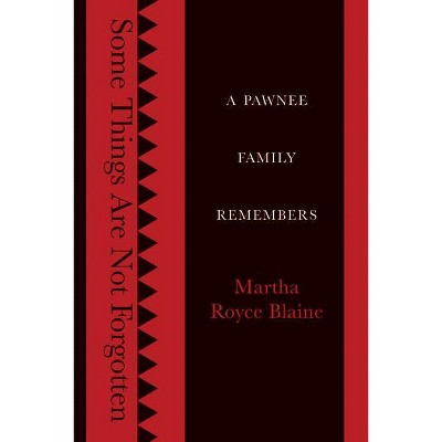 Some Things Are Not Forgotten - by  Martha Royce Blaine (Paperback)