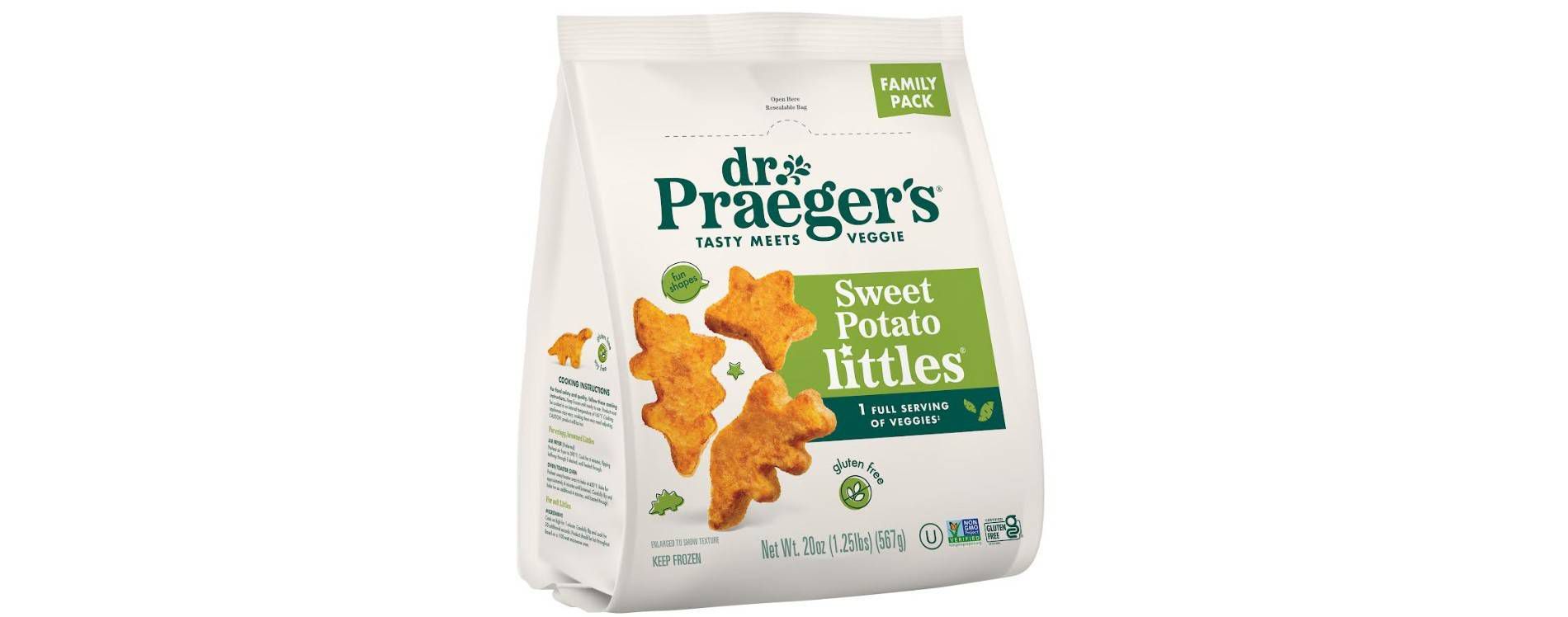 Dr. Praeger's Frozen Gluten Free Family Size Sweet Potato Littles - 20oz