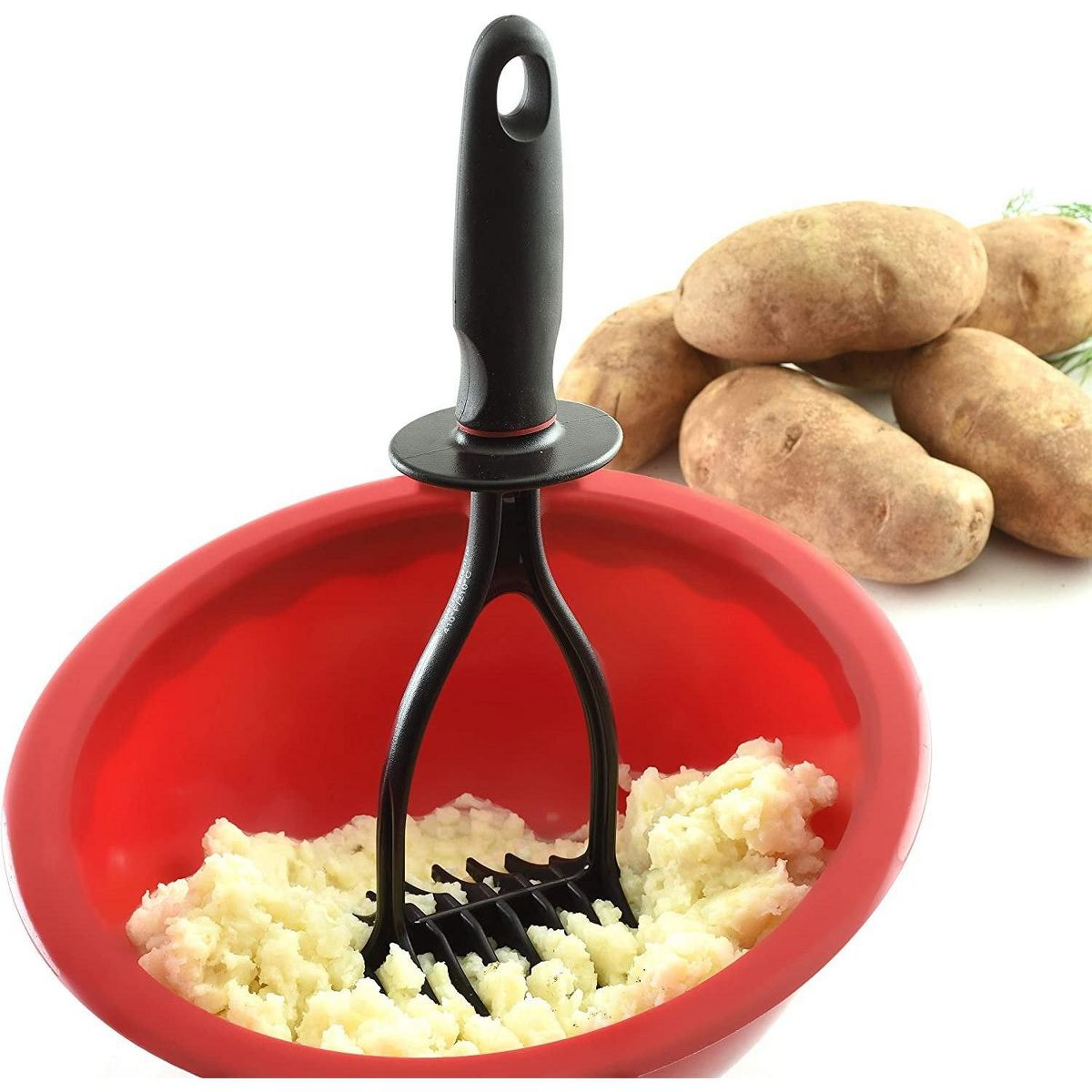 Norpro 11" Long Grip-EZ Handle Nylon Hand Potato Masher - thumbnail 3
