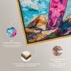Art Remedy Just a little break Wave Colorful Coastal Wall Art Framed - 4 of 4