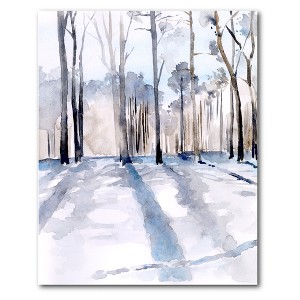 Winter woods Gallery-Wrapped Canvas - 1 of 4