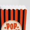 4ct Orange Striped Square Popcorn Bucket Disposable Carrier Pack - Hyde and EEK! Boutique™ - 3 of 3