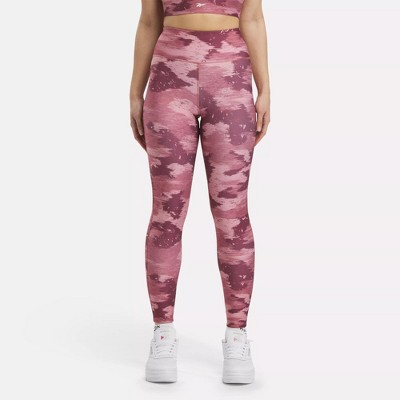Reebok Workout Ready Camo Print Tights Womens Athletic Leggings