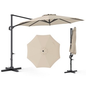 fiberbuilt patio umbrellas Amazon.com: FiberBuilt Umbrellas Patio Umbrella, 9 Foot Beige Canopy and  White Pole : Everything Else