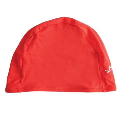 Finis Spandex Swimming Cap Red Target