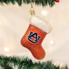Old World Christmas Blown Glass Ornament for Christmas Tree, Auburn Stocking - 2 of 3