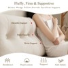 Bekrvio Wedge Headboard Pillow - Triangular Design, PP Cotton Filled, Soft Fabric Cover - Back Support Backrest for Reading - 2 of 4