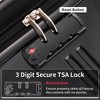Sapphtopaz 3 Piece Luggage Sets ABS Hardside Spinner Expandable Suitcase Lightweight Luggage Carry On Suitcase, Spinner Wheels, TSA Lock (20/24/28) - 3 of 4
