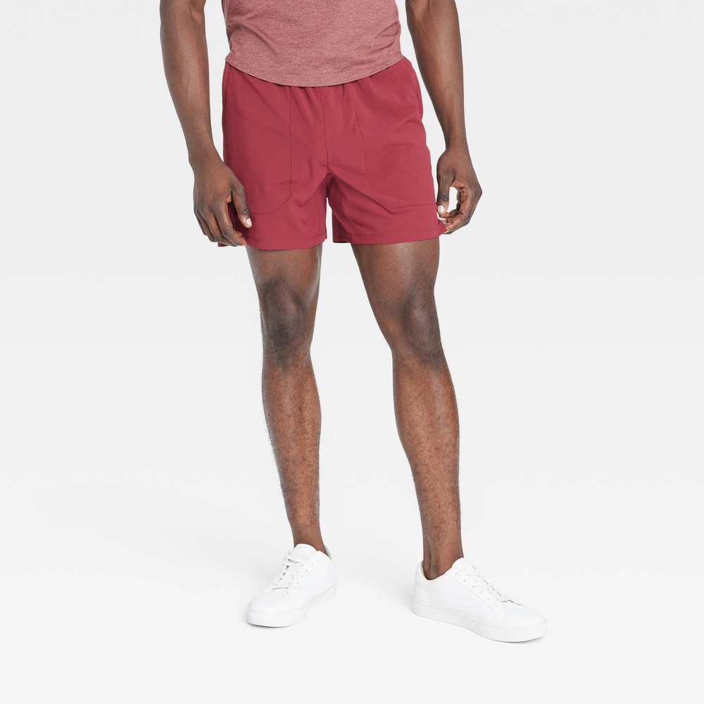 Men's Versatility Shorts 6" - All In Motion™ Dark Red 