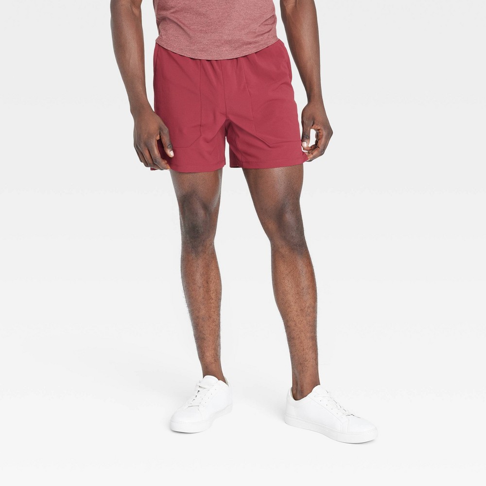 Men's Versatility Shorts 6" - All In Motion™ Dark Red L