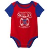 MLB Philadelphia Phillies Infant Boys' 3pk Bodysuit - image 4 of 4