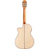 Cordoba Fusion 12 Exotic Top Nylon-String Classical Acoustic-Electric Guitar White Sands - 4 of 4