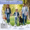 Kritter Planet Portable Plush Flannel Dog Bed, Reversible Waterproof Dog Cat Bed Mat with Handles, Indoor Outdoor Use - 3 of 4