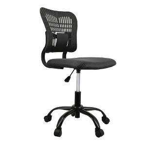 NicBex Adjustable Height Mesh Ergonomic Home Office Chairs with Universal Wheels for Work Study - 1 of 4