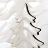 16.75"H  12.5"H & 8.75"H Sullivans Christmas Stylish White Wood Tree Set of 3  Gray - 2 of 4