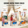 VEVOR Art Easel for Kids, 3-in-1 Wooden Double-Sided Kid's Art Easel with Magnetic Whiteboard, Chalkboard, Paper Roll, Standing Drawing Board - 4 of 4