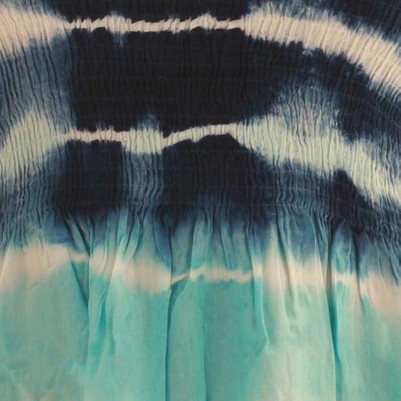 navy / turquoise dress