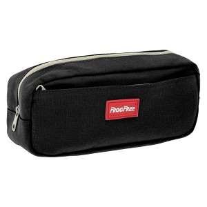 Unique Bargains Solid Color Square Stationery Pen Case with Zipper for Office - 1 of 4