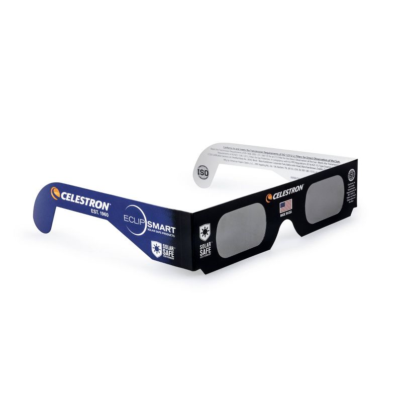 Celestron Adult Paper EclipSmart Solar Eclipse Glasses - Black, 2 of 4