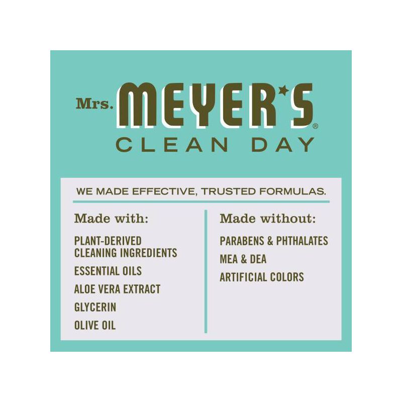 Mrs. Meyer&#39;s Clean Day Basil Scented Liquid Hand Soap Refill - 33 fl oz, 6 of 7