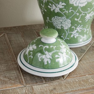 Plum & Post Imperial Lotus Lidded Ginger Jar - 1 of 4