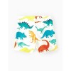 PATPAT Family Matching Multicolor Dinosaur Print Swim Trunks Shorts and Ruffle Two-Piece Swimsuit - 4 of 4