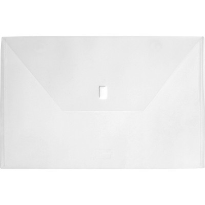 Lion Office Products Project Folders w/ Hook and Loop 11"x17" Clear 60205CR