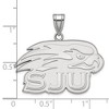Black Bow Jewelry 10k White Gold St Joseph's Hawks NCAA Large Pendant - 2 of 3