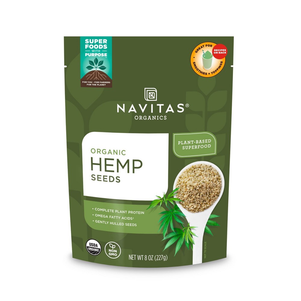 UPC 858847000147 product image for Navitas Organics Hemp Seeds - 8oz | upcitemdb.com
