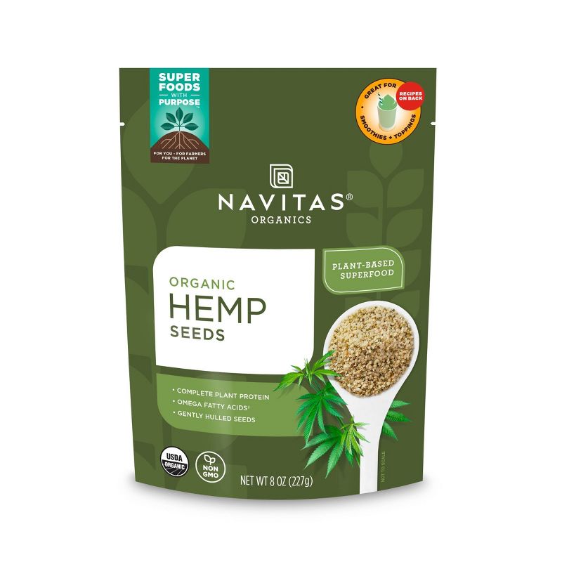 Navitas Organics Hemp Seeds - 8oz, 1 of 8