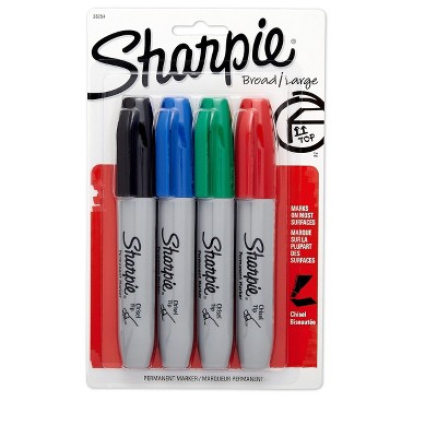 Sharpie Permanent Markers Chisel Point 38254PP