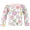 Hudson Baby Girls Swim Rashguard Set, Vintage Blossom - image 3 of 4