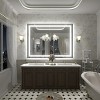 Apmir Super Bright Front & Back LED Lighted Anti-Fog Aluminum Alloy Framed Tempered Glass Bathroom/Vanity Mirror with ETL & 3-Year Warranty - 2 of 4