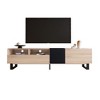 GlasFlength TV Stands and Consoles, Stylish Entertainment Center for Living Rooms, Modern Designs for Classic Interiors, Beige,70.9”*15”*19.7" - 3 of 4