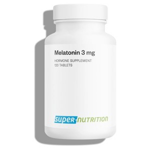 SuperSmart Melatonin 3mg (Fast Dissolve) - Natural & Restful Sleep - Use for Jet Lag & Night Shifts Work | Non-GMO & Gluten Free - 120 Tablets - 1 of 1