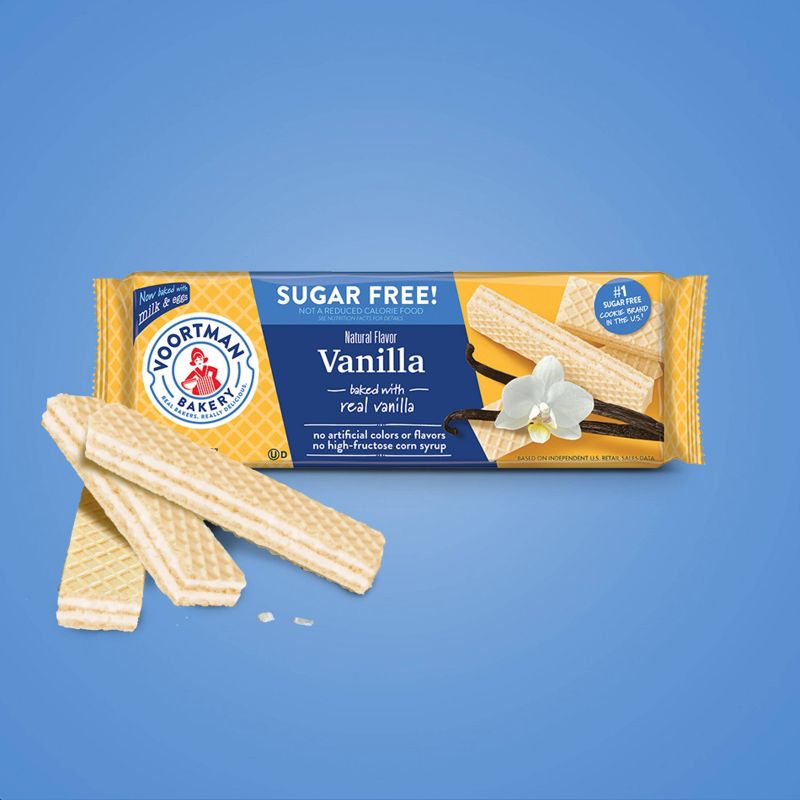 Voortman Sugar Free Vanilla Wafers - 9oz, 4 of 19