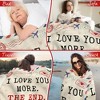 Christmas Anniversary Couple Gifts for Women - I Love You More Soft Fleece Throw Blanket 50x60 in - 3 of 4