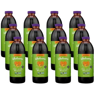 Wholesome Organic Fair Trade Unsulphured Molasses - Case of 12/32 oz - 1 of 4