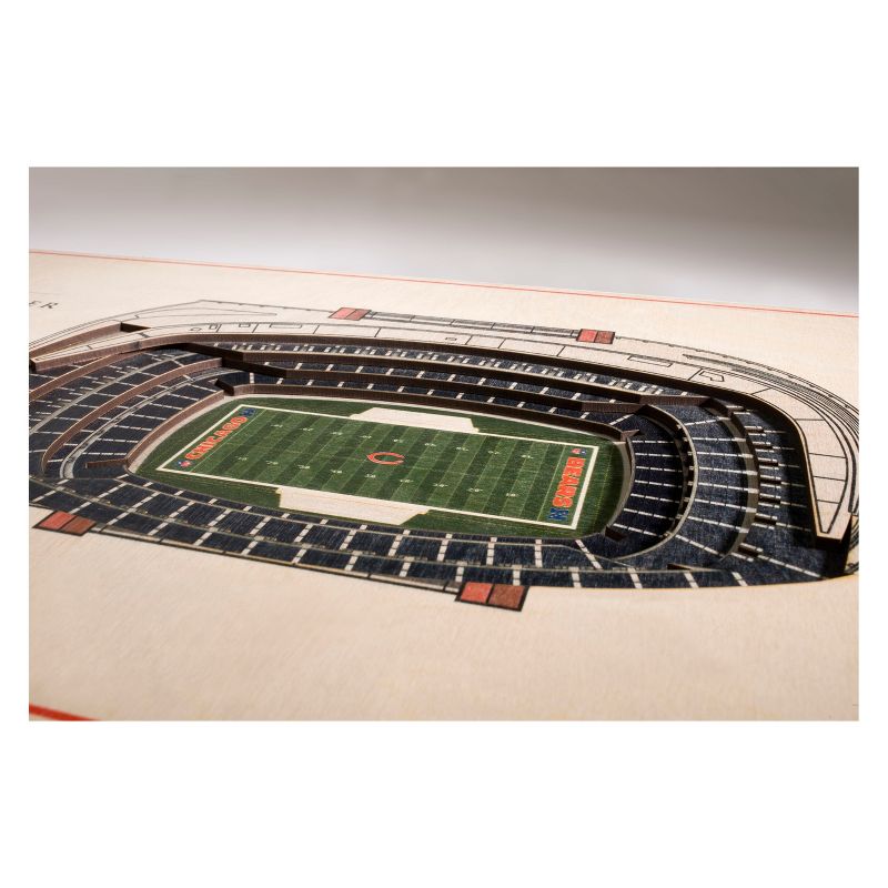 NFL Chicago Bears 5-Layer Stadiumviews 3D Wall Art, 2 of 6