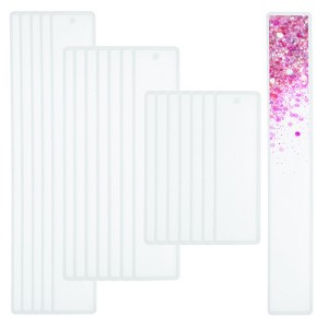 Unique Bargains Silicone DIY Craft Flexible Bookmark Mould Craft Activity Kits - 1 of 4