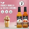 Syruvia Coffee Flavors Variety Pack: French Vanilla & Salted Caramel 25.4 fl oz Syrup - 2 of 4