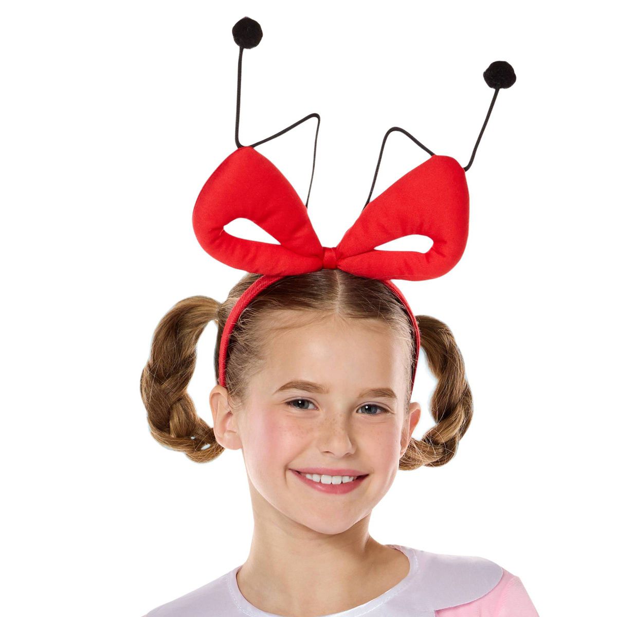 Dr. Seuss Kids' the Grinch Cindy Lou Who Costume Dress and Headband Pink - thumbnail 3