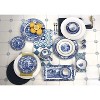 Spode Blue Italian Brocato Plate - 3 of 3
