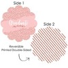 Big Dot of Happiness Rose Gold Grad - Graduation Party Round Table Decorations - Paper Chargers - Place Setting For 12 - 3 of 4