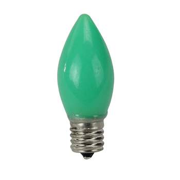 Northlight Pack of 4 Opaque Green C9 LED Christmas Replacement Bulbs