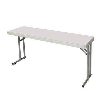 18"x60" Heavy Duty Seminar Folding Banquet Table Speckled Gray - Hampden Furnishings