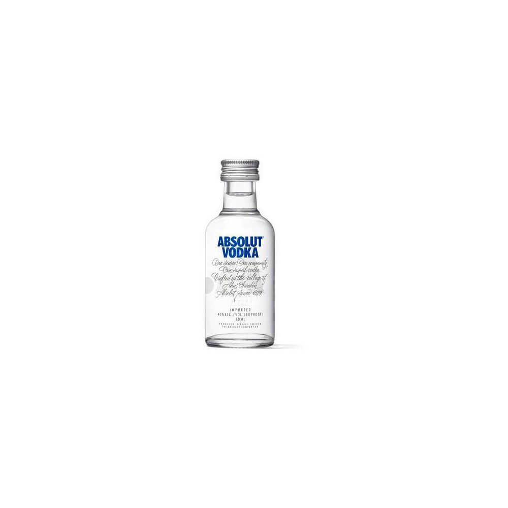 UPC 835229000001 product image for Absolut Vodka - 50ml Bottle | upcitemdb.com