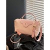 Hachikiko Blush Pink Mini Crossbody Bag - Lightweight Nylon Saddle Bag with Top Handle - 2 of 4
