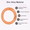 Unique Bargains Metal Spring O Rings Zinc Alloy Durable Multipurpose Lightweight Buckle 5/8 Inch - 2 of 4