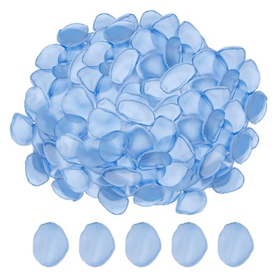 Unique Bargains Silk Party Decoration Artificial Flower Petals 400 Pcs Blue